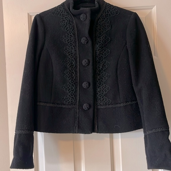 Vintage wool short jacket in size medium - Picture 2 of 9